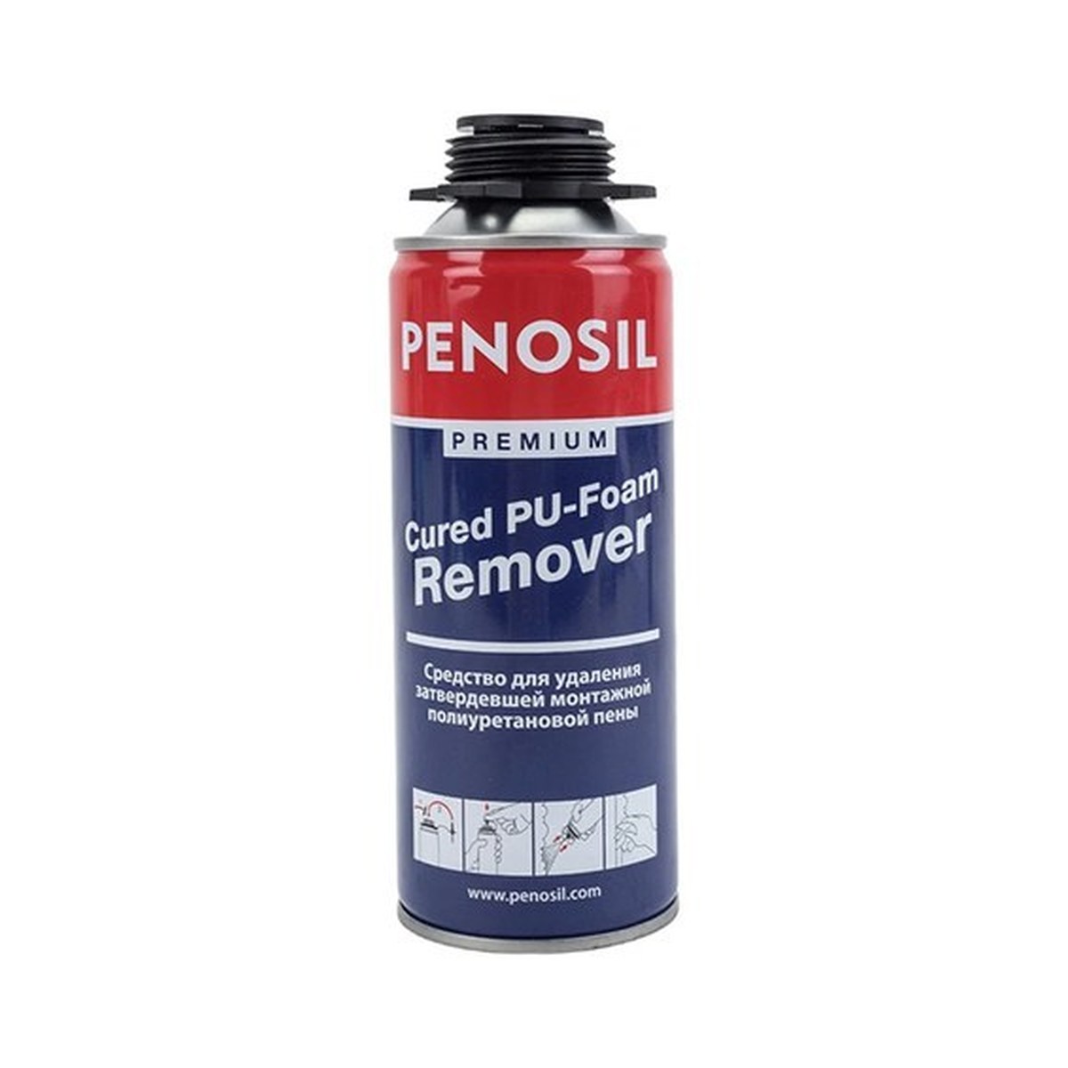 Очиститель затверд.пены Penosil Remover 340 ml