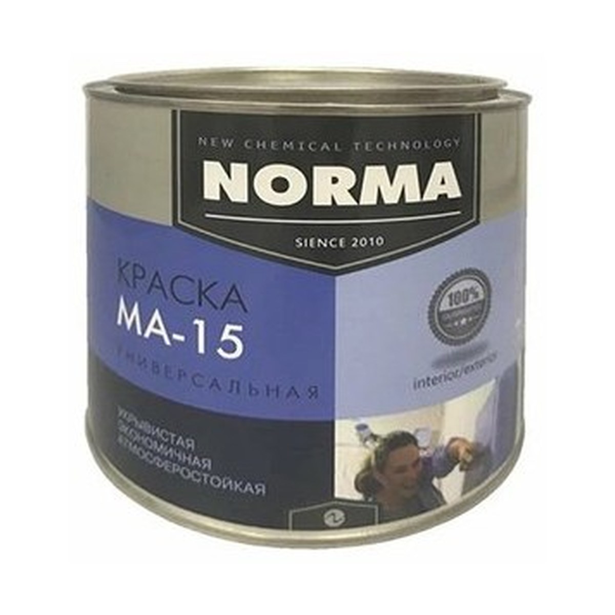 Краска МА-15 сурик 25кг NOVOCOLOR