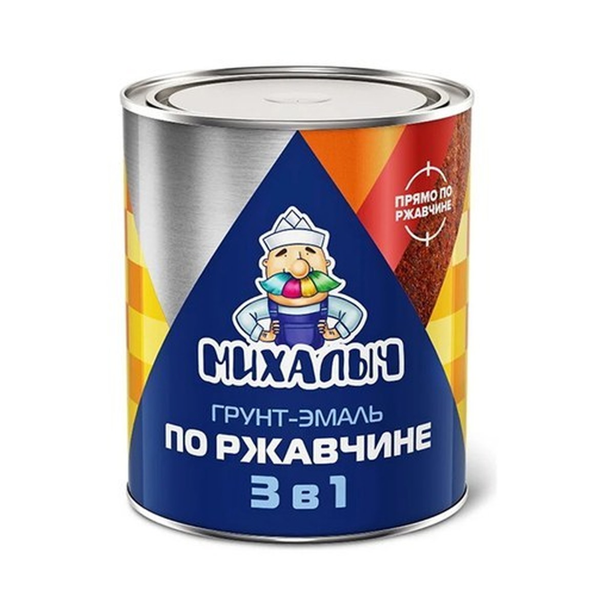 Грунт-эмаль по ржавчине 3в1 МИХАЛЫЧ
